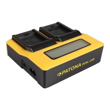 PATONA Dual LCD USB Ładowanie f. Nikon Casio NP-120 CoolPix S2500 S3100 S4100