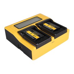 PATONA Dual LCD USB Ładowanie f. Nikon Casio NP-120 CoolPix S2500 S3100 S4100