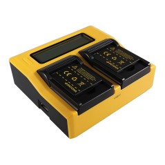 PATONA Dual LCD USB Ładowanie f. Panasonic DMW-BCK7 Lumix DMC78FXW DMC-78FXW DMCFH2 DMC-FH2