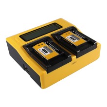 PATONA Ładowarka Dual LCD USB do Casio NP-70 Exilim EXZ150 EX-Z150 EXZ155 EX-Z155 EXZ250 EX-Z250