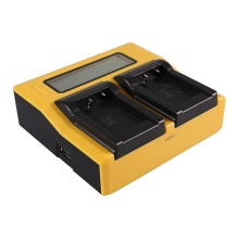 PATONA Ładowarka Dual LCD USB do Fuji NP-170 084-07042L-062 AHD 2 AHD H23 CB-170 Ordro