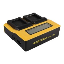 PATONA Ładowarka Dual LCD USB do Fuji NP-170 084-07042L-062 AHD 2 AHD H23 CB-170 Ordro