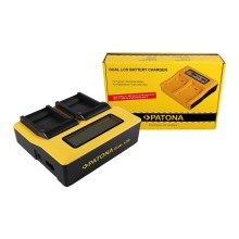PATONA Dual LCD USB Ładowanie f. Sanyo DB-L40A L20A Xacti DMXC1 DMX-C1 DMXCA65 DMX-CA65 DSCC4