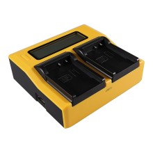 PATONA Dual LCD USB Ładowanie f. Sanyo DB-L40A L20A Xacti DMXC1 DMX-C1 DMXCA65 DMX-CA65 DSCC4