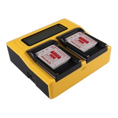 PATONA Dual LCD USB Ładowanie f. Sanyo DB-L40A L20A Xacti DMXC1 DMX-C1 DMXCA65 DMX-CA65 DSCC4