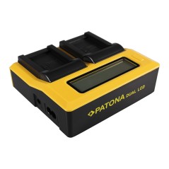 PATONA Dual LCD USB Ładowanie f. Oregon ICP103446 Naukowy ATC9K