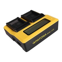 PATONA Dual LCD USB Ładowanie f. Canon NB-11L IXUS 125HS 240HS NB-11L Powershot A1200 A2200