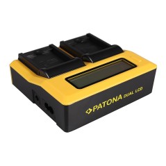 PATONA Dual LCD USB Ładowanie f. Samsunga BP88B MV900 MV900F