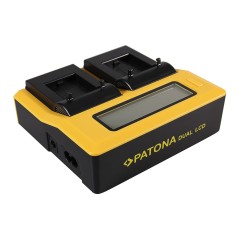 PATONA Dual LCD USB Ładowanie f. GoPro AHDBT-301 AHDBT-302 Hero 3 Hero 3+