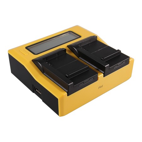 PATONA Dual LCD USB Ładowanie f. Samsung B740E Galaxy NX mini NXF1 S4 Zoom S4 Zoom LTE SMC101