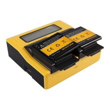 PATONA Dual LCD USB Ładowanie f. Samsung B740E Galaxy NX mini NXF1 S4 Zoom S4 Zoom LTE SMC101