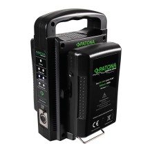 PATONA Premium Ładowarka Dual V-Mount Sony BP-95W BP-GL65 BP-190WS z 4-pinowym kablem XLR