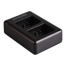 Podwójna szybka ładowarka PATONA do Garmin VIRB XE, GMCP902624 w tym. Kabel micro-USB