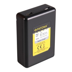 Podwójna szybka ładowarka PATONA f. Garmin VIRB XE, GMCP902624 w tym. Kabel micro-USB