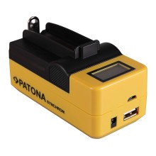 Ładowarka USB PATONA Synchron f. 18650 Zelle ICR18650-26F INR18650F1L NCR18650B US18650VTC5 US18650VTC6L