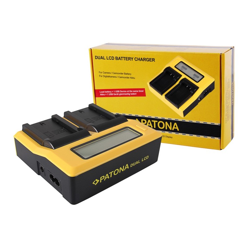 PATONA podwójny wyświetlacz LCD USB ładowarka do Sony NP-FZ100 A7 III A7M3 alfa 7 III A7 R III A7RM3 alfa 7 R III A9 alfa 9 FZ10 PATONA podwójny wyświetlacz LCD USB ładowarka do Sony NP-FZ100 A7 III A7M3 alfa 7 III A7 R III A7RM3 alfa 7 R III A9 alfa 9 FZ10