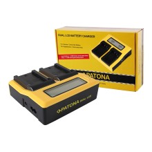 PATONA podwójny wyświetlacz LCD USB ładowarka do Sony NP-FZ100 A7 III A7M3 alfa 7 III A7 R III A7RM3 alfa 7 R III A9 alfa 9 FZ10 PATONA podwójny wyświetlacz LCD USB ładowarka do Sony NP-FZ100 A7 III A7M3 alfa 7 III A7 R III A7RM3 alfa 7 R III A9 alfa 9 FZ10