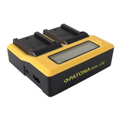 PATONA podwójny wyświetlacz LCD USB ładowarka do Sony NP-FZ100 A7 III A7M3 alfa 7 III A7 R III A7RM3 alfa 7 R III A9 alfa 9 FZ10