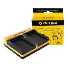 Podwójna ładowarka PATONA do Sony NP-FZ100 A7 III A7M3 Alpha 7 III A7 R III A7RM3 Alpha 7 R III A9 Alpha 9 FZ100