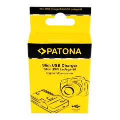 PATONA Slim ładowarka micro-USB f. Panasonic BLF19E DMWBLF19 DMW-BLF19