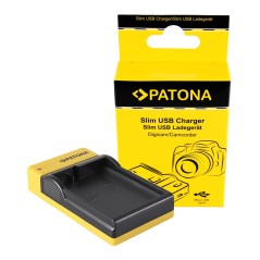 PATONA Slim ładowarka micro-USB f. Nikon EN-EL15 1 V1 EN-EL15 D600 D610 D7000 D7100 D800 D8000