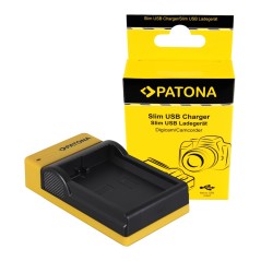 PATONA Slim ładowarka micro-USB f. Nikon EN-EL14 CoolPix D3100 D3200 D5100 D5200 P7000 P7100 P7700