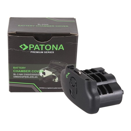 PATONA Pokrywa baterii BL-3 f. Nikon D300 D300S D700 F6 D3 EL4 EL4a w uchwycie akumulatorowym MB-D10 MB-D40