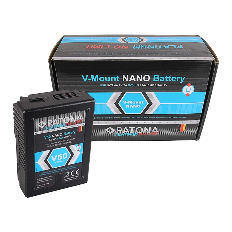 PATONA Platinum NANO Akumulator V50 V-Mount 47Wh PATONA Platinum NANO Akumulator V50 V-Mount 47Wh