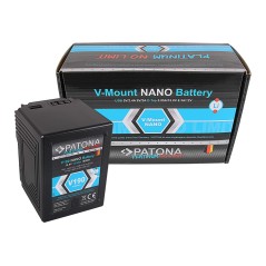 PATONA Platinum NANO V190 V-Mount 189Wh f. Sony DSR 600P 650P 652P HDW 800P PDW 850 BP-150w CZERWONY ARRI
