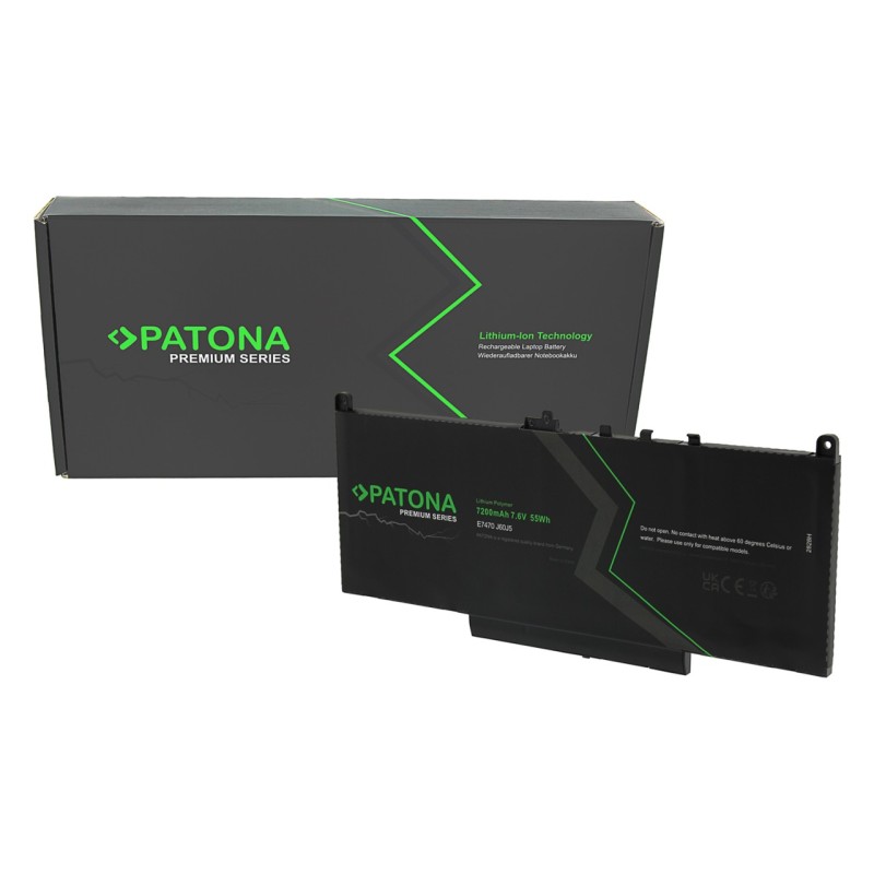 PATONA Premium Bateria do Dell Latitude E7260 E7270 E7470 J60J5 PATONA Premium Bateria do Dell Latitude E7260 E7270 E7470 J60J5