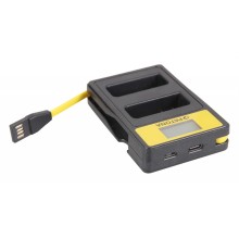 PATONA Smart Dual LCD USB Ładowarka podwójna do Nikon EN-EL14