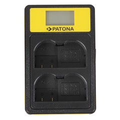 PATONA Smart Dual LCD USB Ładowarka podwójna do Nikon EN-EL15