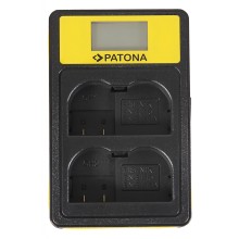 PATONA Smart Dual LCD USB Ładowarka podwójna do Nikon EN-EL15
