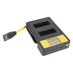 PATONA Smart Dual LCD USB Ładowarka podwójna do Canon LP-E12