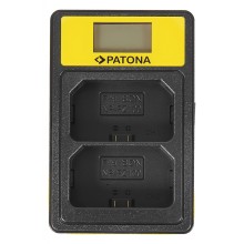PATONA Smart Dual LCD USB Ładowarka podwójna do Sony NP-FZ100