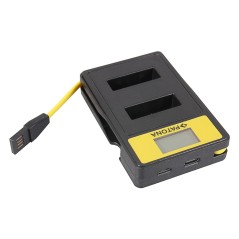 PATONA Smart Dual LCD USB Ładowarka podwójna do Canon NB-13L