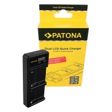 PATONA ładowarka Dual LCD USB do Sony NP-F / NP-FM / NP-QM / FM500H – F550 / F750 / F970 / FM50 / FM500H PATONA ładowarka Dual LCD USB do Sony NP-F / NP-FM / NP-QM / FM500H – F550 / F750 / F970 / FM50 / FM500H