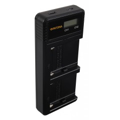 Ładowarka PATONA Dual LCD USB do Sony NP-F / NP-FM / NP-QM / FM500H – F550 / F750 / F970 / FM50 / FM500H
