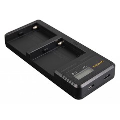 Ładowarka PATONA Dual LCD USB do Sony NP-F / NP-FM / NP-QM / FM500H – F550 / F750 / F970 / FM50 / FM500H