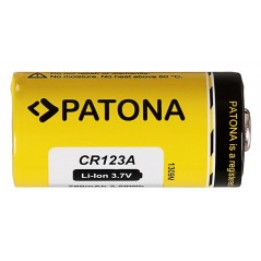 PATONA Bateria CR123A 16340 ogniw Li-Ion Akku 3,7V 700mAh