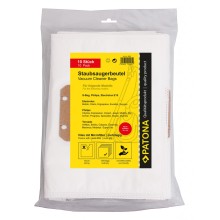 PATONA – Zestaw 10 worków z mikrofiltrem do odkurzaczy Electrolux E15 i kompatybilnych PATONA – Zestaw 10 worków z mikrofiltrem do odkurzaczy Electrolux E15 i kompatybilnych