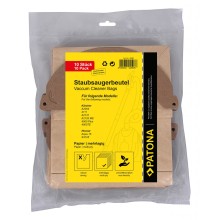PATONA 10 papierowy worek do odkurzacza wielowarstwowy f. Kärcher 2111 A2004 A2120 ME 4000 Plus 4000TE Hoover Aqua 15 S4125