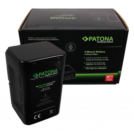 PATONA Premium Bateria V-Mount 225Wh f. Sony BP230W DSR 250P 600P 650P 652P