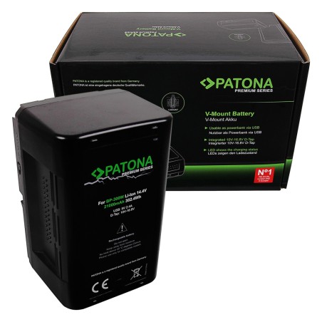 PATONA Premium Bateria V-Mount 302Wh f. Sony BP300W DSR 250P 600P 650P 652P