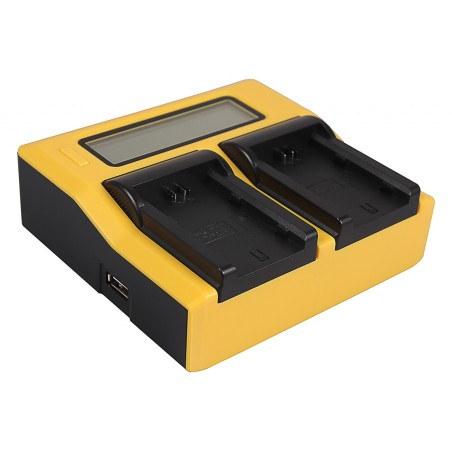 PATONA Podwójna ładowarka USB LCD do Fuji NP-W235 Fujifilm X-T4 XT4
