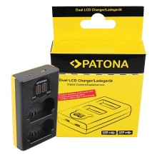 PATONA ładowarka USB  z podwójnym wyświetlaczem LCD f. Fuji NP-W235 Fujifilm X-T4 XT4