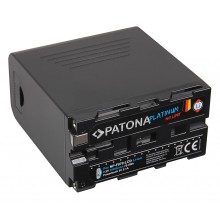 Bateria PATONA Platinum do Sony NP-F970 F960 F950 z wyświetlaczem LCD w zestawie. Powerbank 5V/2A Wyjście USB 10050mAh wejście m