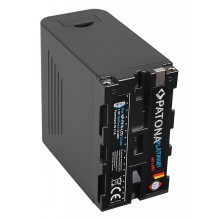 Bateria PATONA Platinum do Sony NP-F970 F960 F950 z wyświetlaczem LCD w zestawie. Powerbank 5V/2A Wyjście USB 10050mAh wejście m