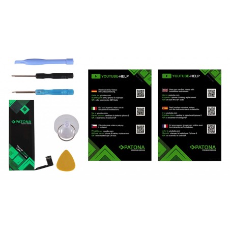 PATONA Premium Bateria do Apple iPhone SE (616-00107) + zestaw narzędzi