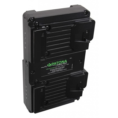 Adapter PATONA Premium typu Hot Swap V-Mount do 2 akumulatorów PATONA NANO z mocowaniem V. funkcja ładowania D-Tap